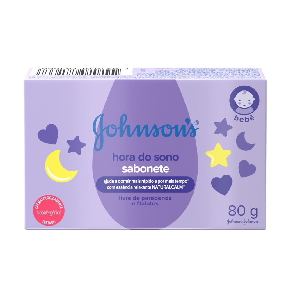 Sabonete Johnson Baby Hora do Sono 80g - Embalagem com 6 Unidades Sabonete Johnson Baby Hora do Sono 80g - Embalagem com 6 Unidades