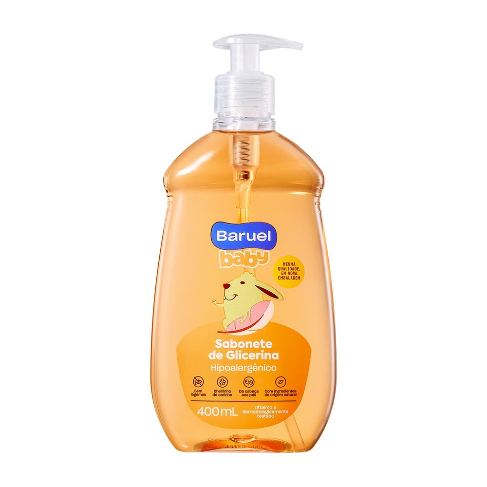 Sabonete Líquido Baruel Baby com Glicerina S 400ml Sabonete Líquido Baruel Baby com Glicerina S 400ml