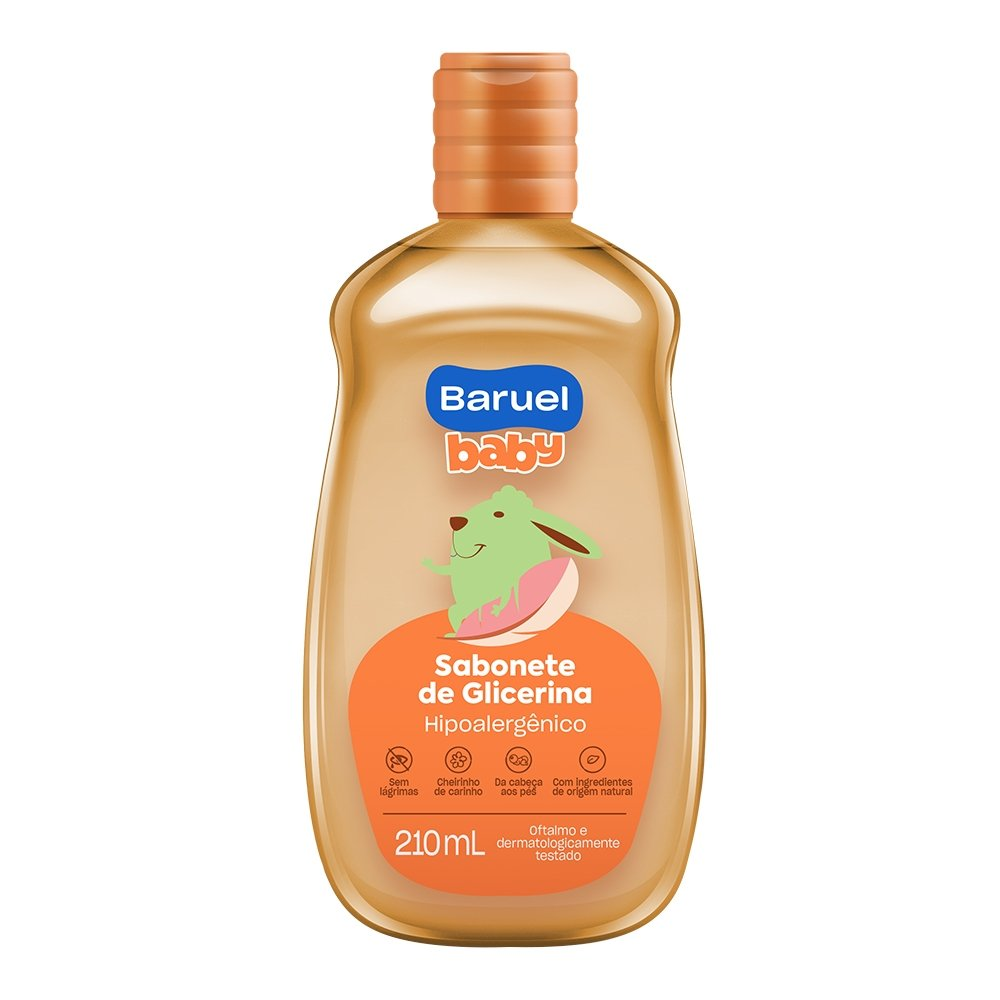 Sabonete Líquido Baruel Baby com Glicerina 210ml Sabonete Líquido Baruel Baby com Glicerina 210ml