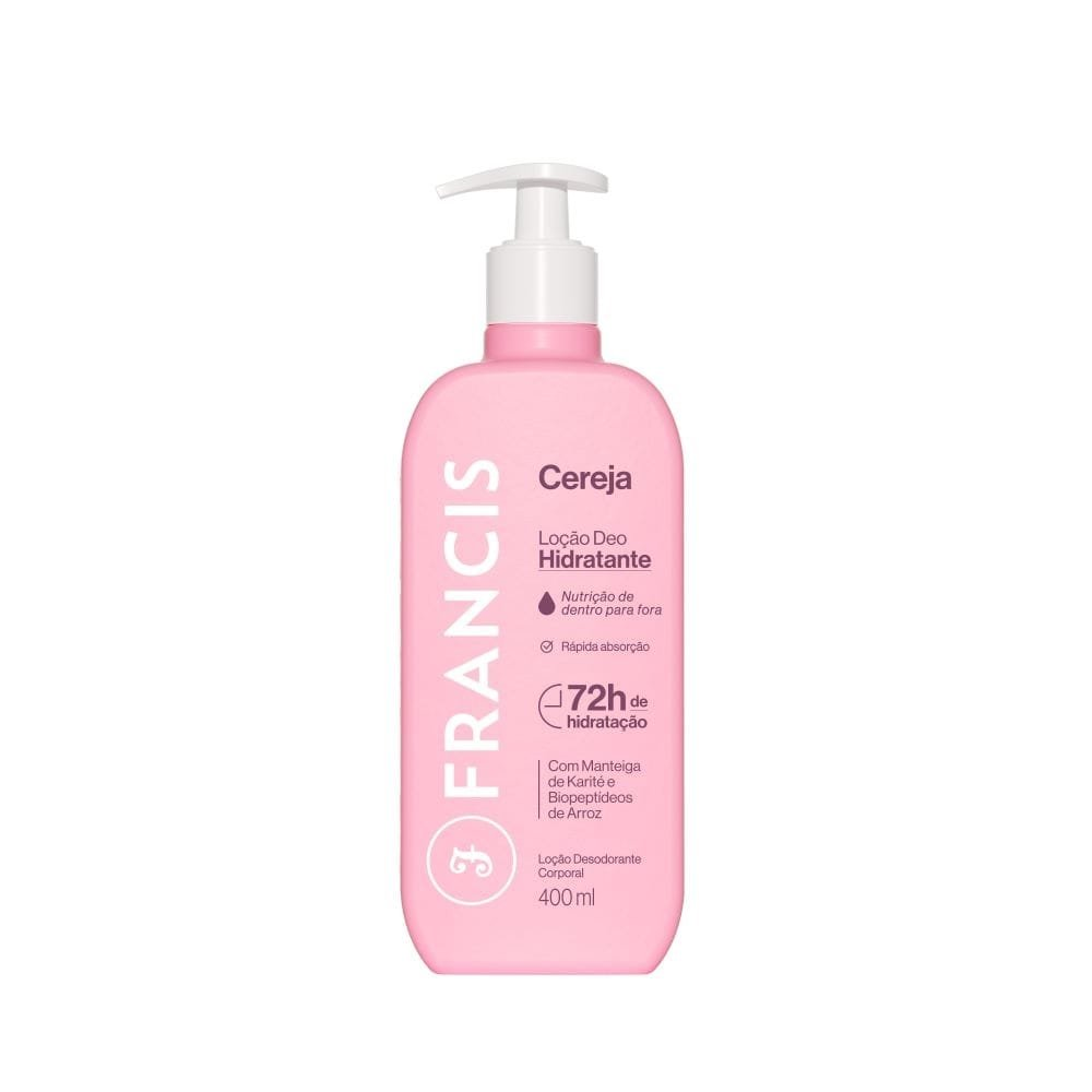 Hidratante Francis Cereja Rosa 400ml Hidratante Francis Cereja Rosa 400ml