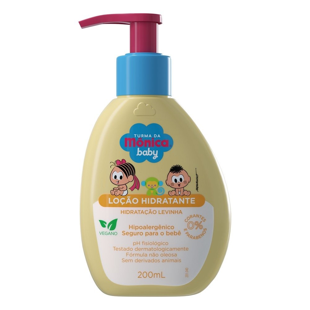 Loção Hidratante Turma Da Mônica Levinha 200ml Loção Hidratante Turma Da Mônica Levinha 200ml