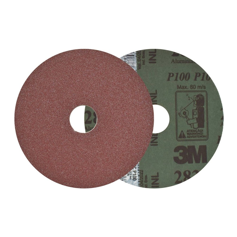 Disco Lixa/Fibra 3M 283C 7P 178mm 7,0P P100 Embalagem com 10 Unidades Disco Lixa/Fibra 3M 283C 7P 178mm 7,0P P100 Embalagem com 10 Unidades