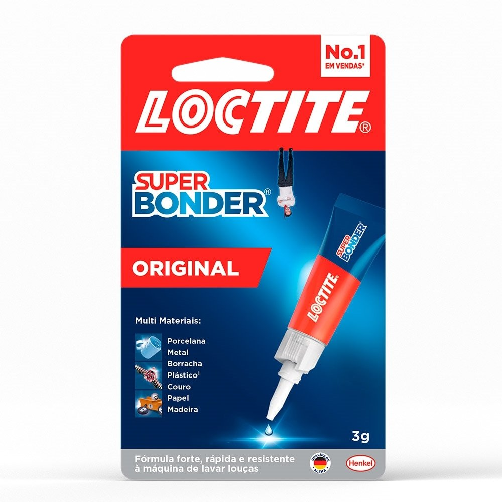 Cola Super Bonder 3g Embalagem com 24 Unidades Cola Super Bonder 3g Embalagem com 24 Unidades