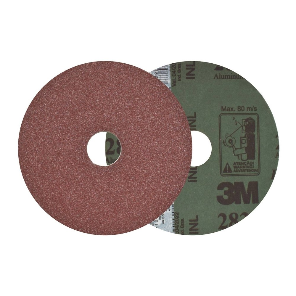 Disco Lixa/Fibra 3M 283C 4P 115mm 4,5P P36 Embalagem com 10 Unidades Disco Lixa/Fibra 3M 283C 4P 115mm 4,5P P36 Embalagem com 10 Unidades
