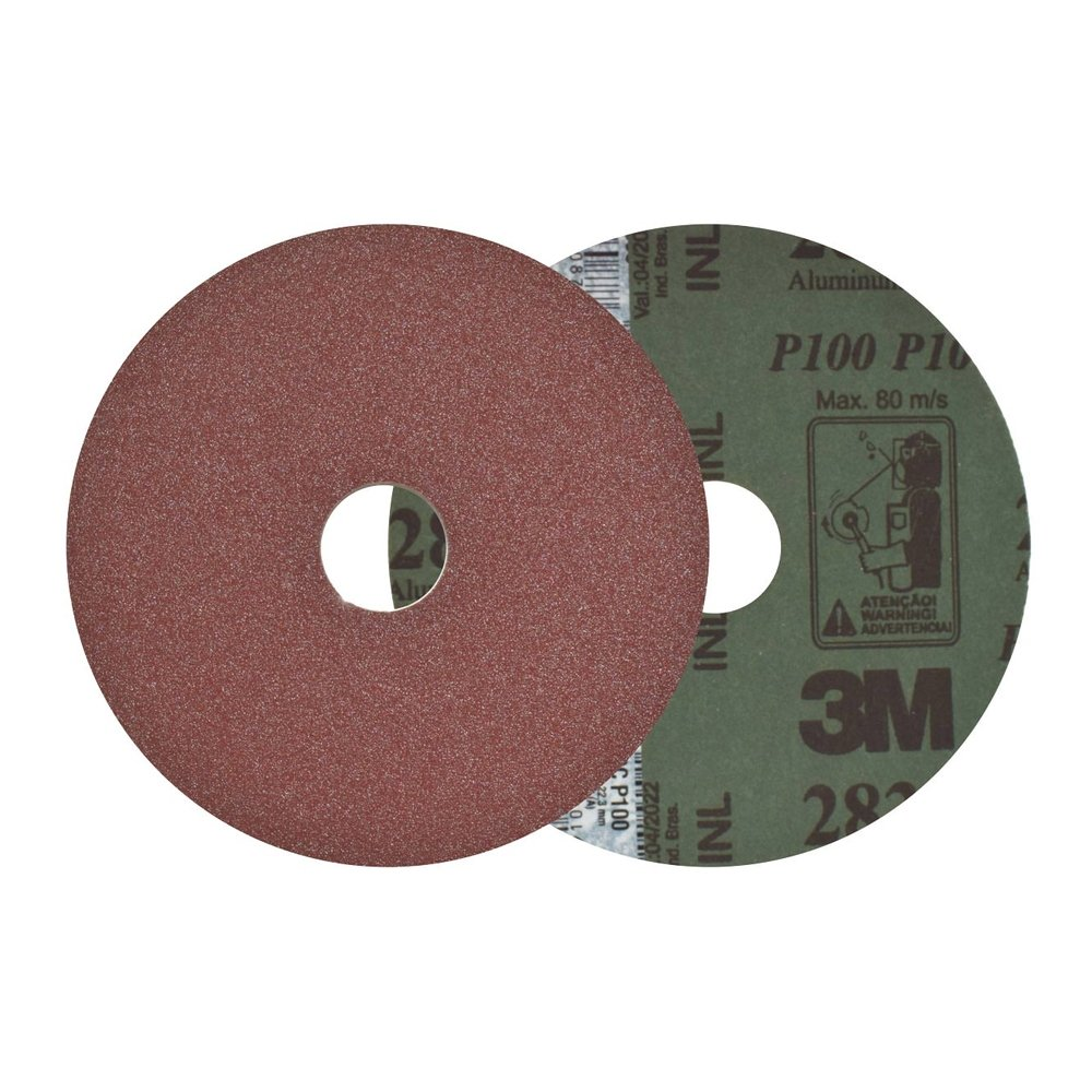 Disco Lixa/Fibra 3M 283C 4P 115mm 4,5P P100 Embalagem com 10 Unidades Disco Lixa/Fibra 3M 283C 4P 115mm 4,5P P100 Embalagem com 10 Unidades