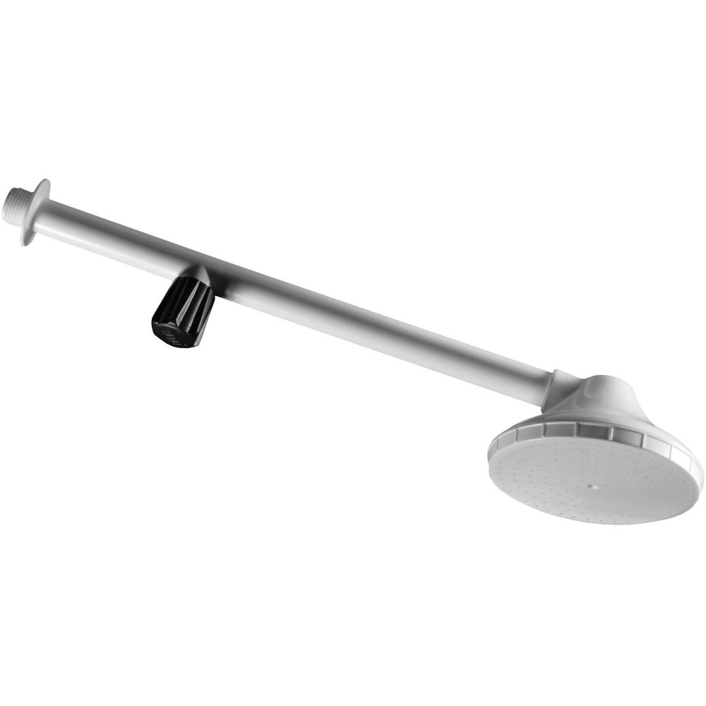 Chuveiro 5" 2320 1/2P Branco c/ Braço 30cm c/ Registro - Emb. c/ 6 un. - Herc Chuveiro 5" 2320 1/2P Branco c/ Braço 30cm c/ Registro - Emb. c/ 6 un. - Herc