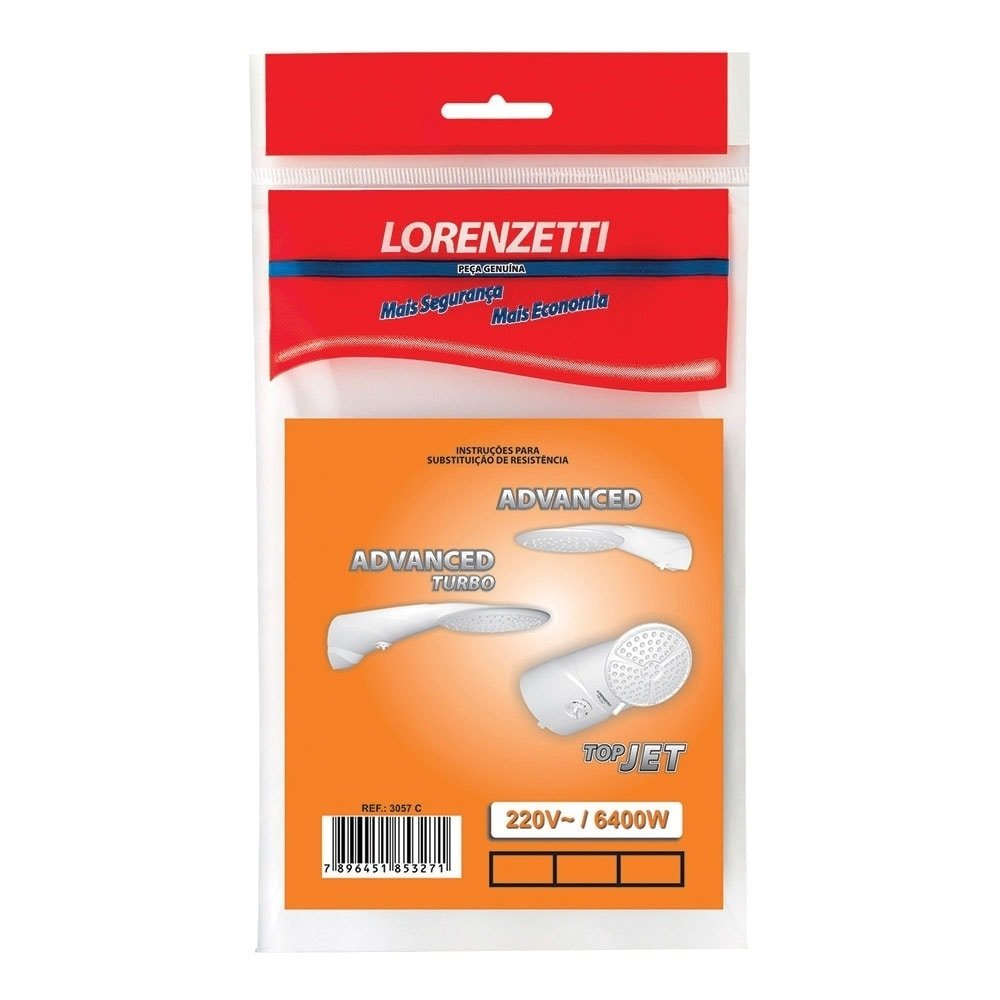 Resistência para Chuveiro Lorenzetti Advanced 4 Temperaturas Resistência para Chuveiro Lorenzetti Advanced 4 Temperaturas
