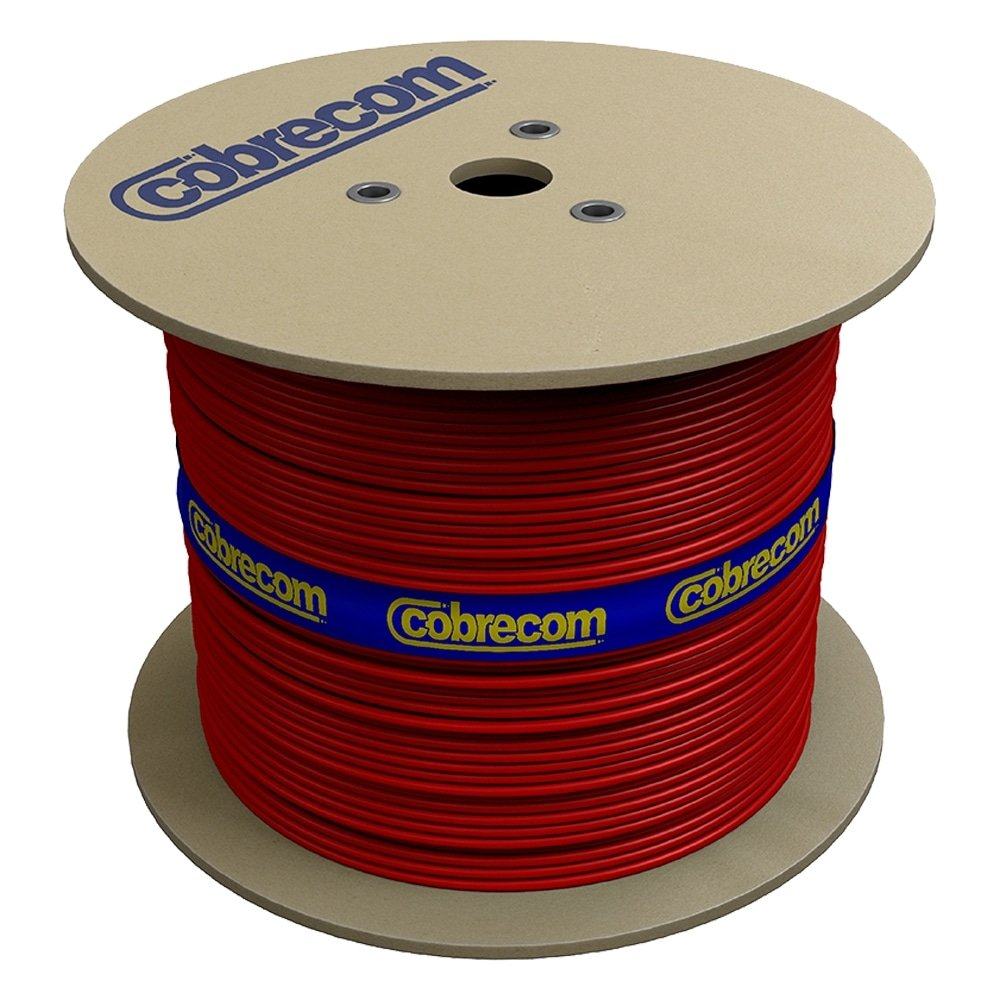 Cabo Flexível Cobrecom 2,5mmx1000m Bobina 750V Vermelho Cabo Flexível Cobrecom 2,5mmx1000m Bobina 750V Vermelho