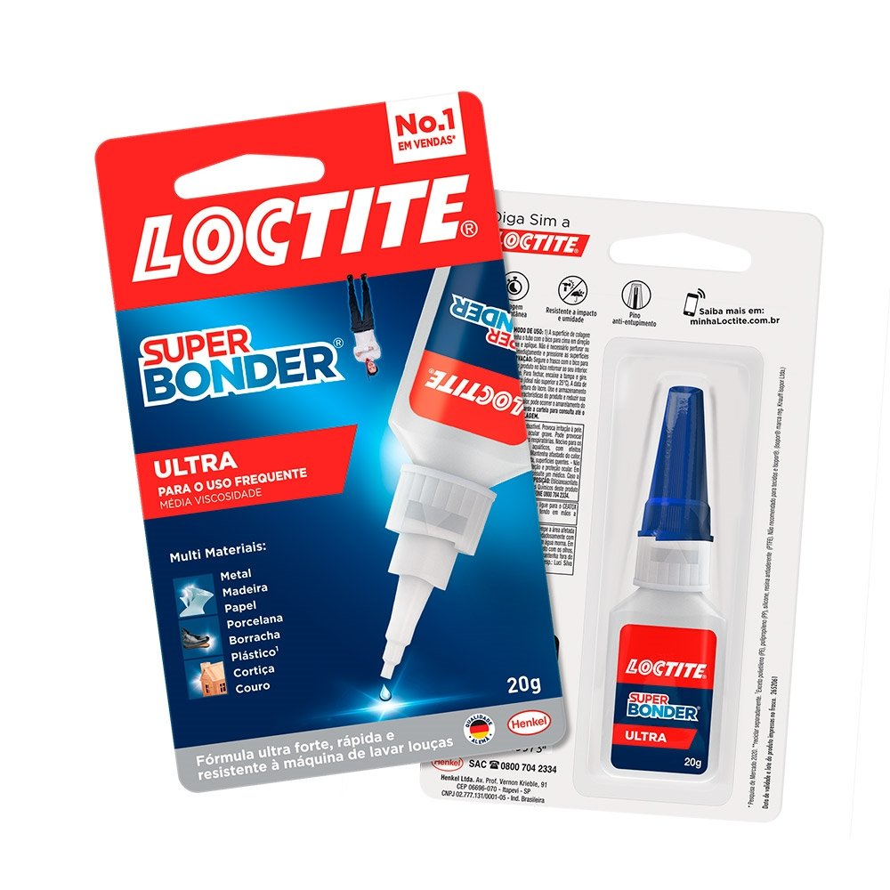 Cola Super Bonder Ultra 20g Cartela Embalagem com 8 Unidades Cola Super Bonder Ultra 20g Cartela Embalagem com 8 Unidades