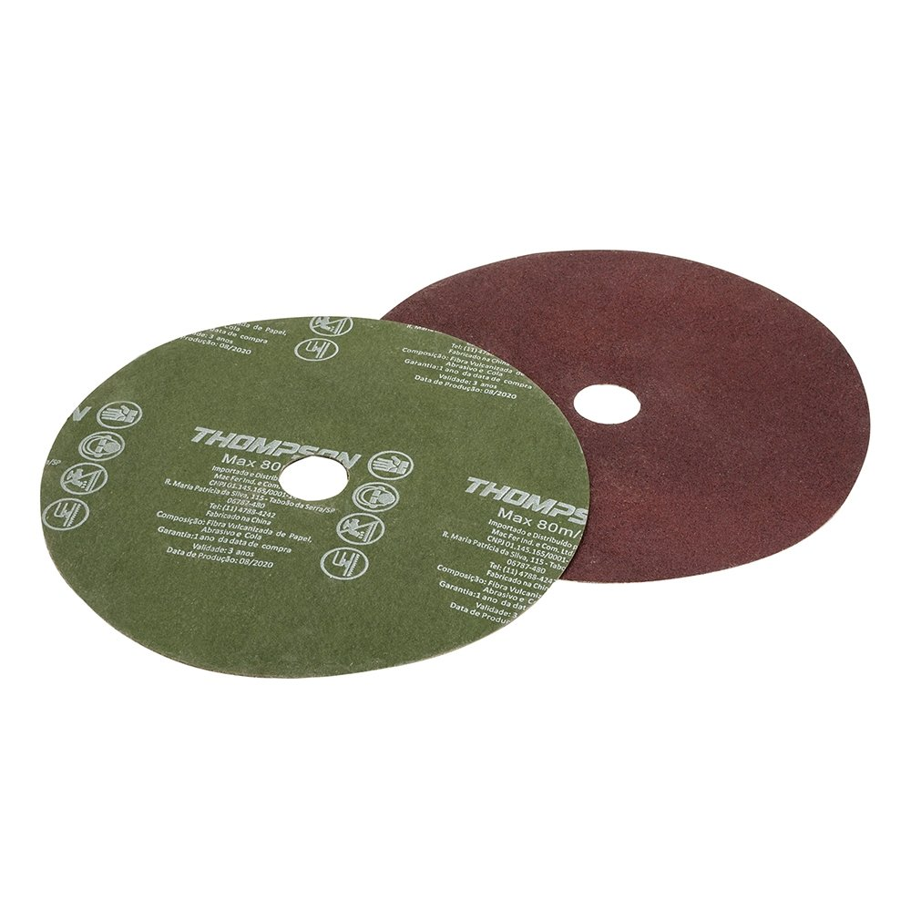 Disco Flap Thompson 4.1/2P G60 - Embalagem com 10 Unidades Disco Flap Thompson 4.1/2P G60 - Embalagem com 10 Unidades