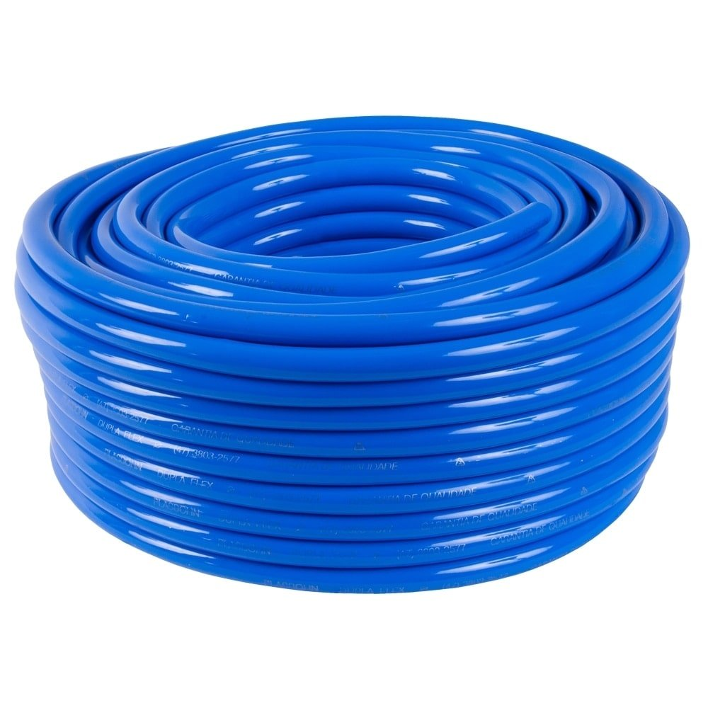 Mangueira Jardim Plasbohn Duplaflex Recapada 1/2x2mm Azul 50 Metros Mangueira Jardim Plasbohn Duplaflex Recapada 1/2x2mm Azul 50 Metros