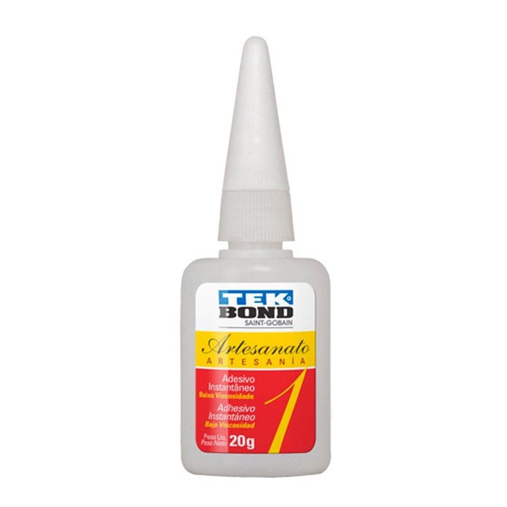 Cola Instantânea Tekbond Artesanato 1 20g Embalagem com 10 Unidades Cola Instantânea Tekbond Artesanato 1 20g Embalagem com 10 Unidades