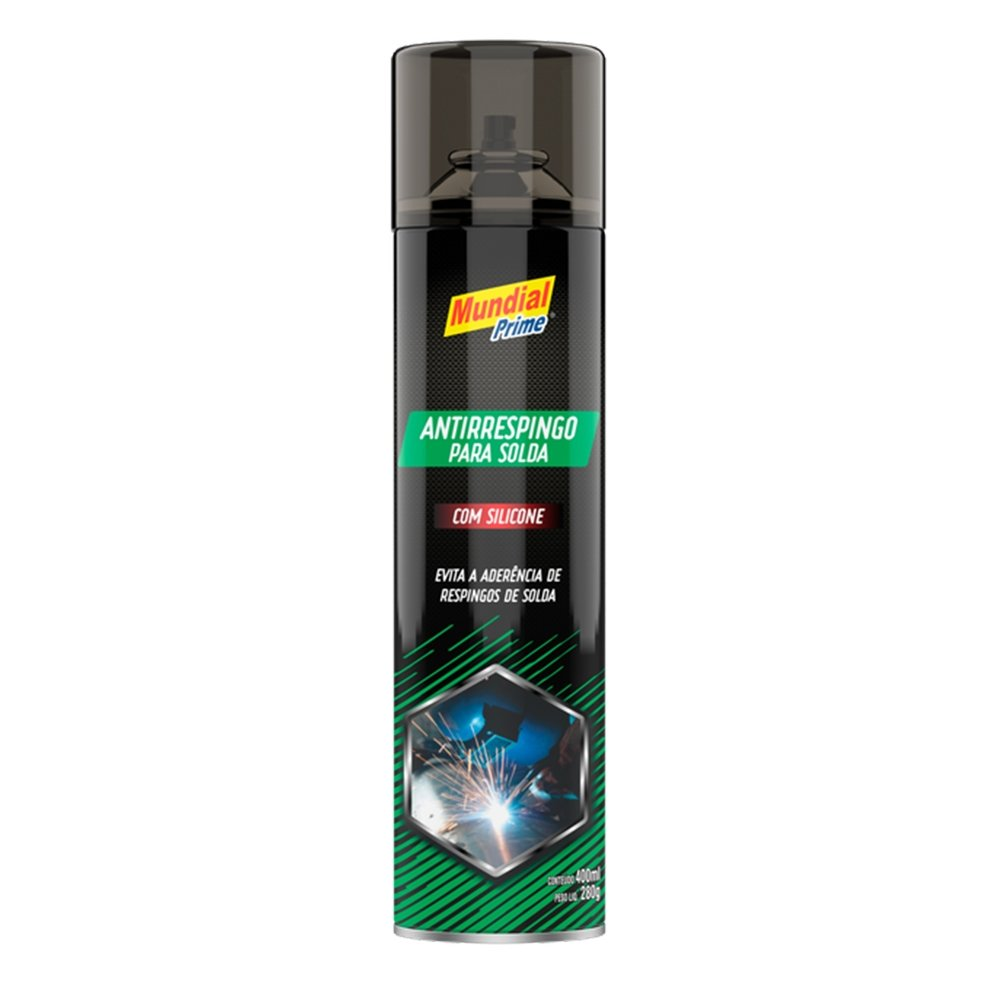Antirespingo Mundial Prime Spray para Solda com Silicone 280g Antirespingo Mundial Prime Spray para Solda com Silicone 280g