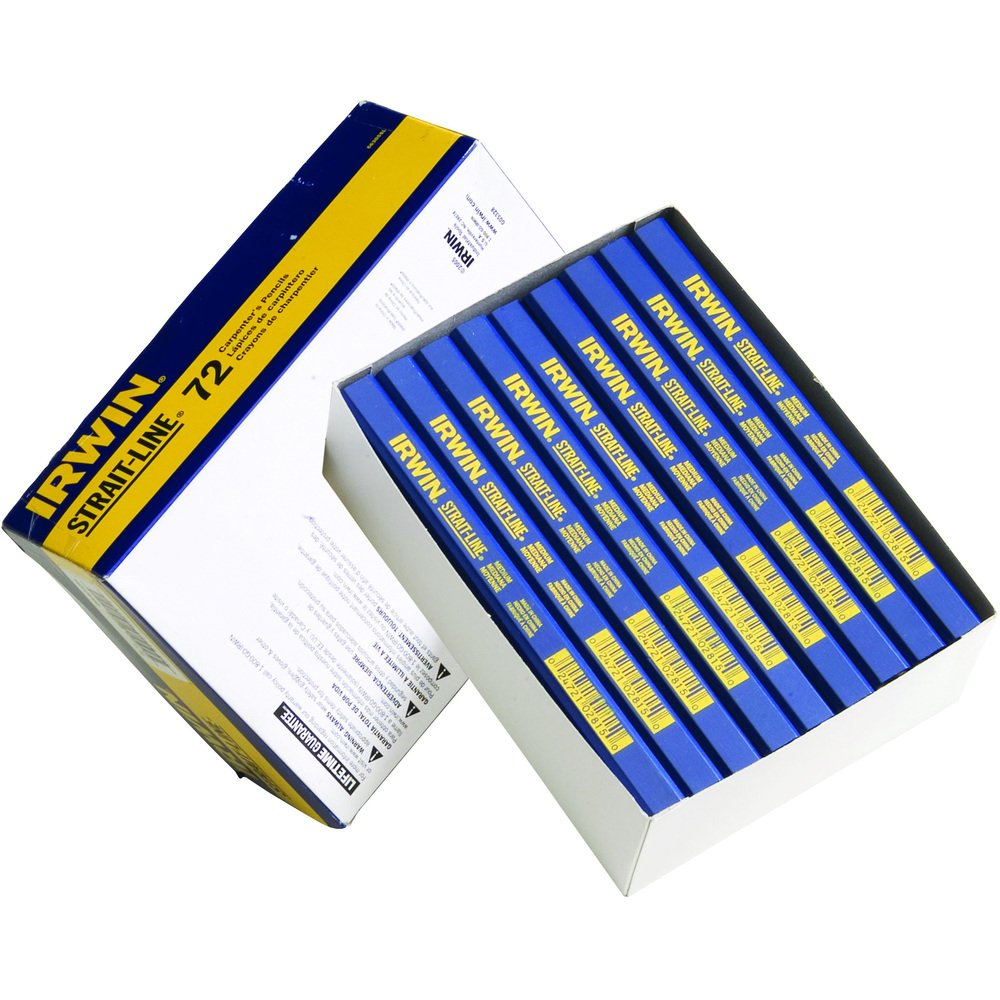 Lápis Irwin para Carpinteiro Caixa com 72 Peças Ref:13806 Lápis Irwin para Carpinteiro Caixa com 72 Peças Ref:13806