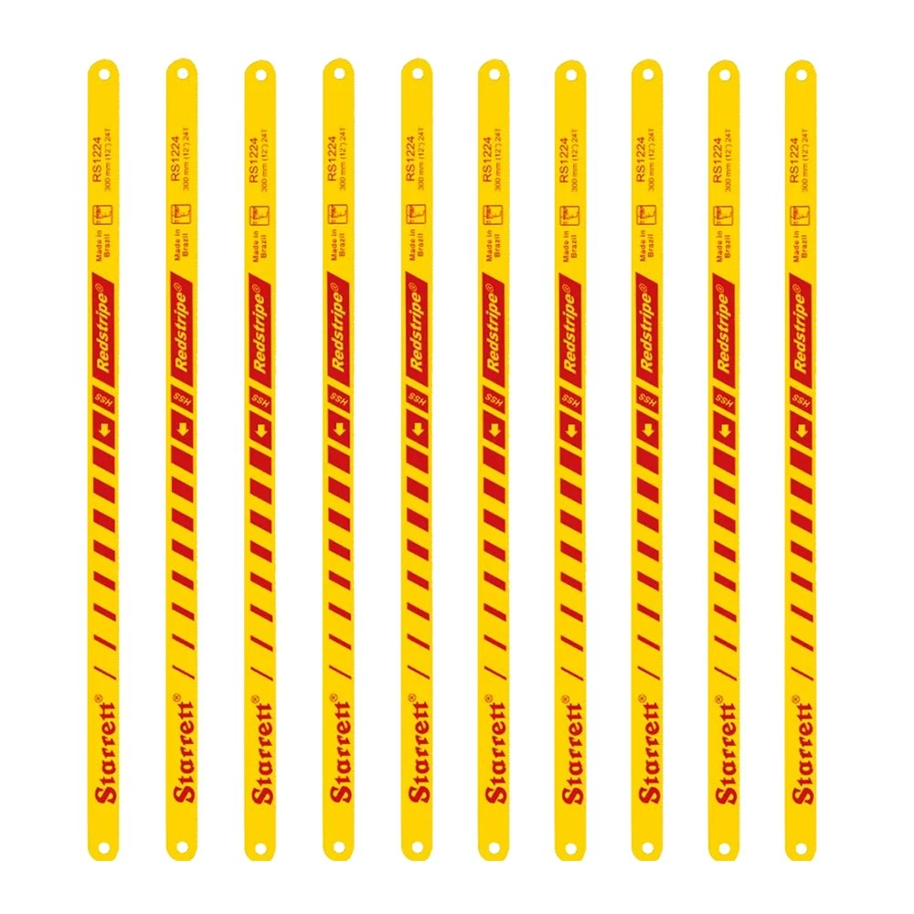 Segueta Starrett Aço Rápido Rígido 24T Red Stripe RS1224 - Embalagem com 10 Unidades Segueta Starrett Aço Rápido Rígido 24T Red Stripe RS1224 - Embalagem com 10 Unidades
