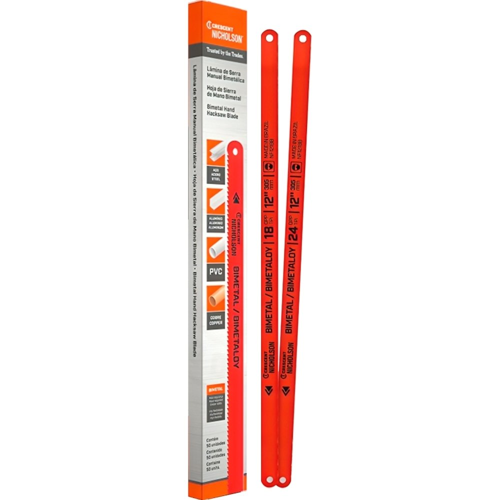 Segueta Nicholson Bimetal Extraflex 1224 24 Dentes Sm - Embalagem com 50 Unidades Segueta Nicholson Bimetal Extraflex 1224 24 Dentes Sm - Embalagem com 50 Unidades