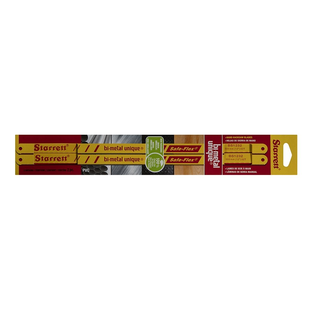 Segueta Starrett Bimetálica Flexível BS1232 Cartucho - Embalagem com 10 Cartelas com 2 Unidades cada Segueta Starrett Bimetálica Flexível BS1232 Cartucho - Embalagem com 10 Cartelas com 2 Unidades cada