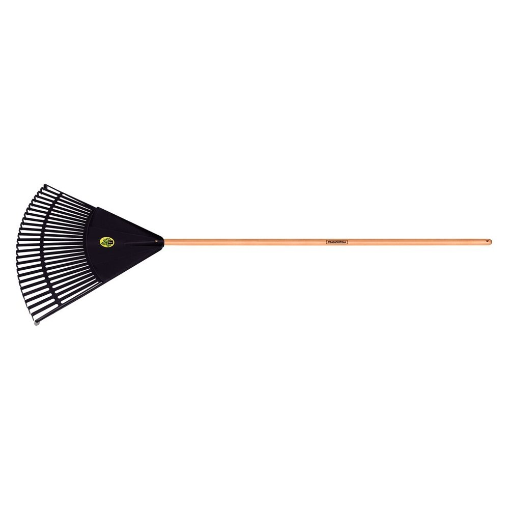 Vassoura Jardim Tramontina Plástica 26 Dentes com Cabo 120cm Vassoura Jardim Tramontina Plástica 26 Dentes com Cabo 120cm