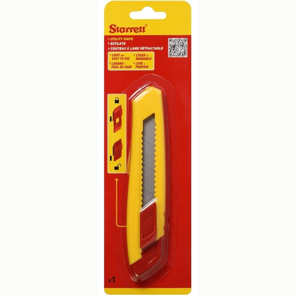 Estilete Starrett Leve Profissional KUS045 18mm Estilete Starrett Leve Profissional KUS045 18mm