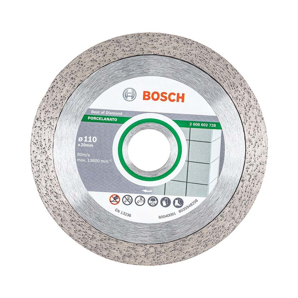 Disco de Corte Diamantado Contínuo Bosch para Porcelanato 110 x 20mm Disco de Corte Diamantado Contínuo Bosch para Porcelanato 110 x 20mm