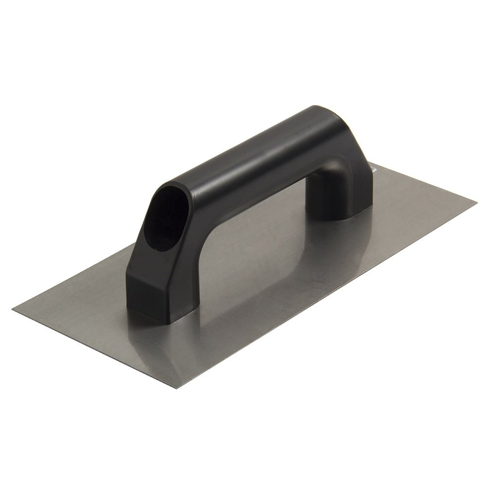 Desempenadeira de Aço Cortag Lisa com Cabo Plástico 25x12 Desempenadeira de Aço Cortag Lisa com Cabo Plástico 25x12