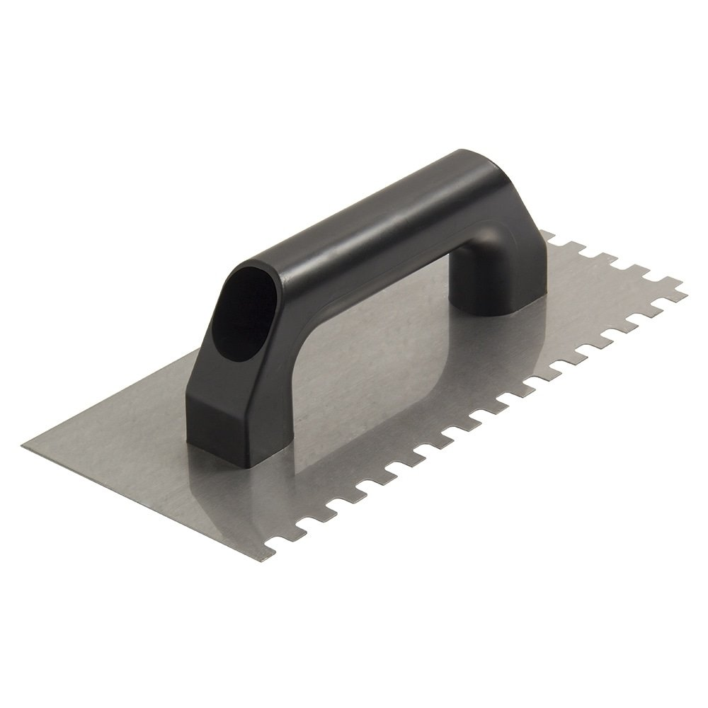Desempenadeira Aço Dentada Cortag 12X25cm Dente 8X8mm Cabo Plástico Desempenadeira Aço Dentada Cortag 12X25cm Dente 8X8mm Cabo Plástico