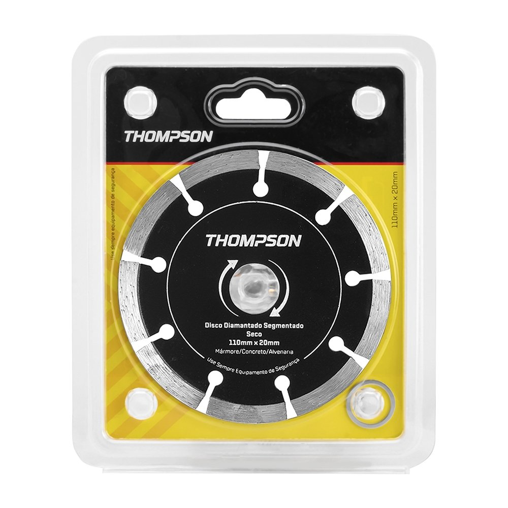 Disco Thompson Diamantado Segmentado - 110x20mm