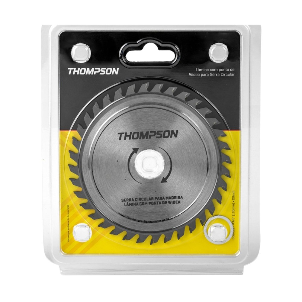 Disco Serra Circular Thompson Com Videa 4.3/8 - 24 Dentes Disco Serra Circular Thompson Com Videa 4.3/8 - 24 Dentes