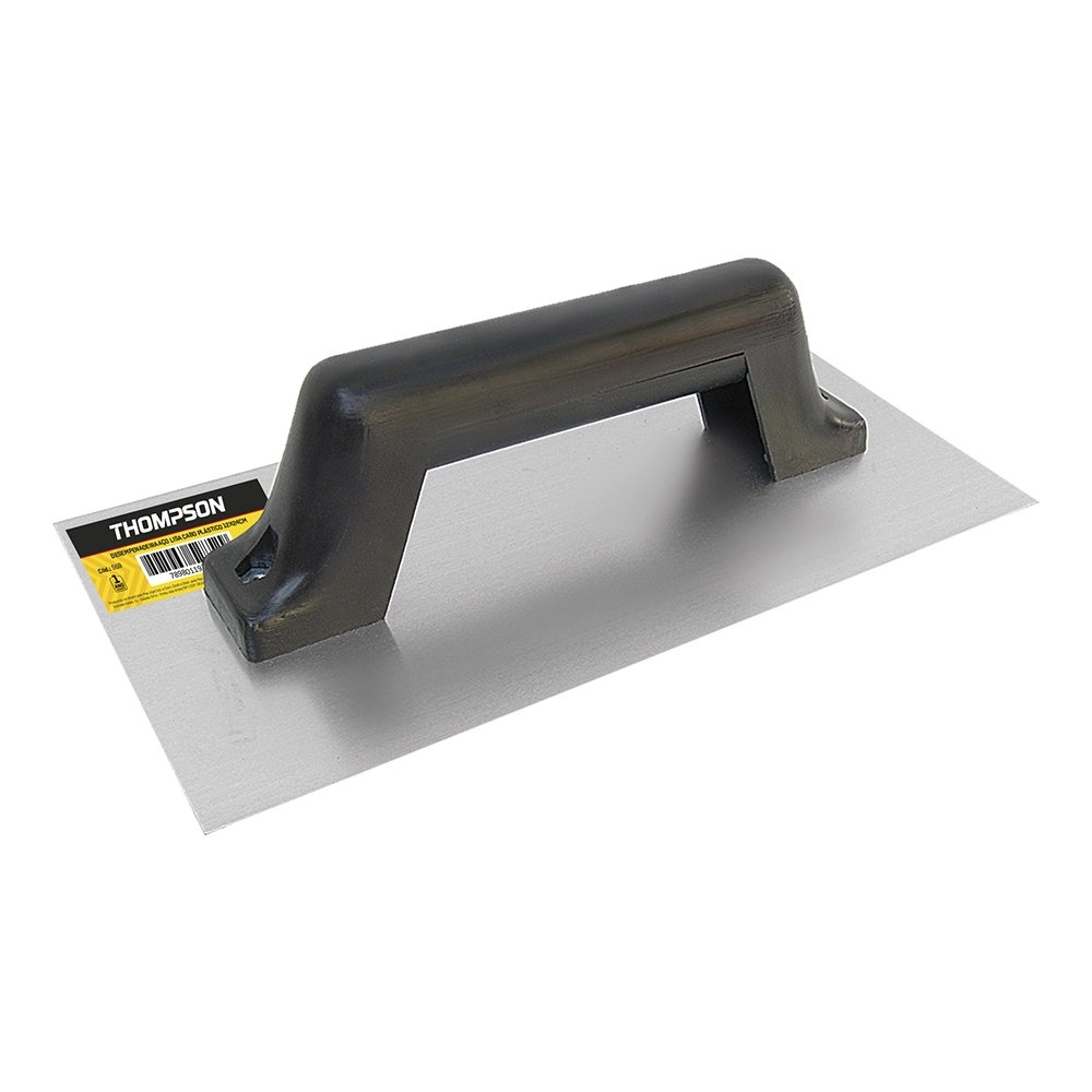 Desempenadeira Lisa Thompson com Cabo de Plastico 12cmx24cm Desempenadeira Lisa Thompson com Cabo de Plastico 12cmx24cm