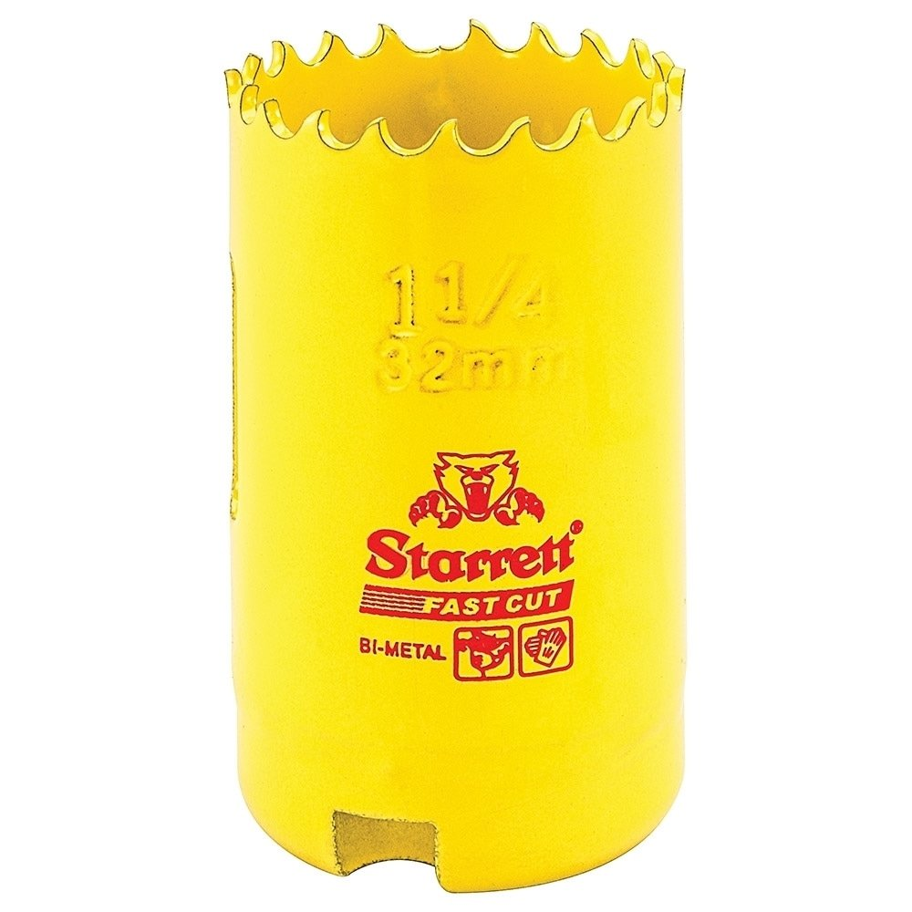 Serra Copo Starrett Bimetálica Fast Cut 32MM 1.1/4P Serra Copo Starrett Bimetálica Fast Cut 32MM 1.1/4P