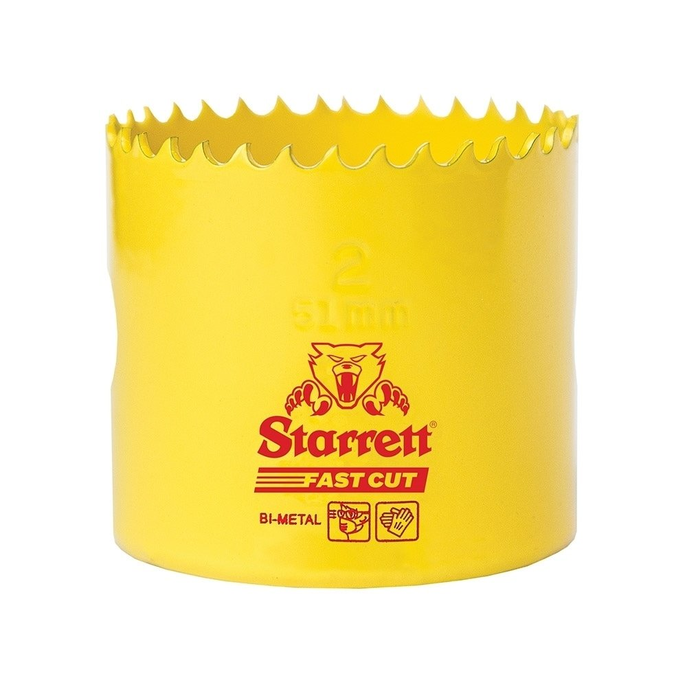 Serra Copo Starrett Bimetálica Fast Cut 51MM 2P Serra Copo Starrett Bimetálica Fast Cut 51MM 2P