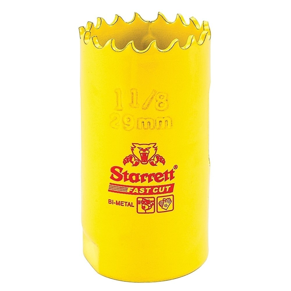 Serra Copo Starrett Bimetálica Fast Cut 29MM 1.1/8P Serra Copo Starrett Bimetálica Fast Cut 29MM 1.1/8P