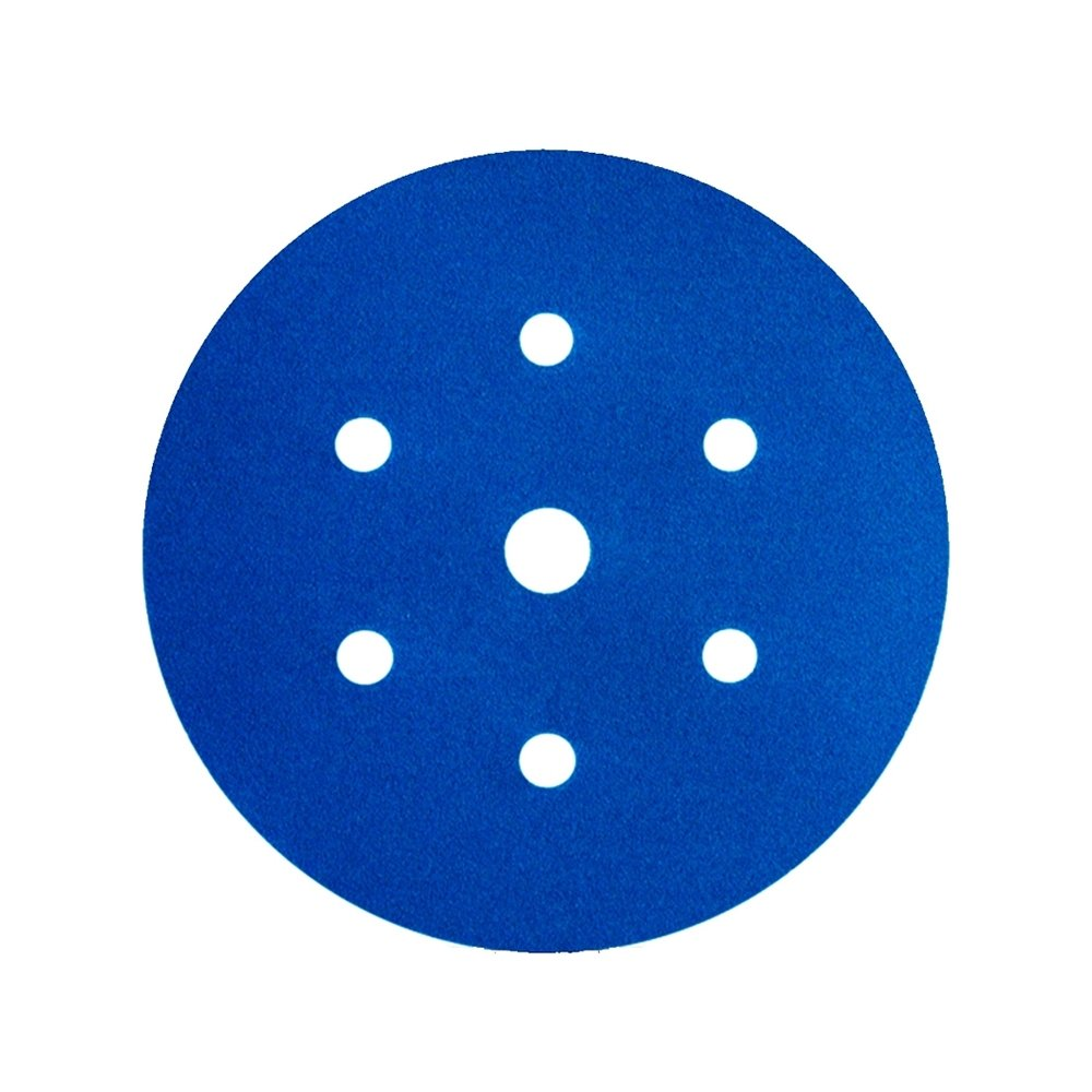 Disco Lixa Hookit Blue 3M 321U P800 152mm Com 7 Furos Embalagem com 50 Unidades Disco Lixa Hookit Blue 3M 321U P800 152mm Com 7 Furos Embalagem com 50 Unidades