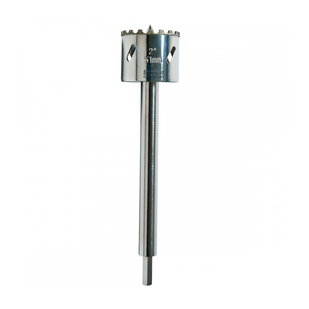 Serra Copo Starrett Diamantada 19mm 3/4P com Haste 150mm 6P Serra Copo Starrett Diamantada 19mm 3/4P com Haste 150mm 6P