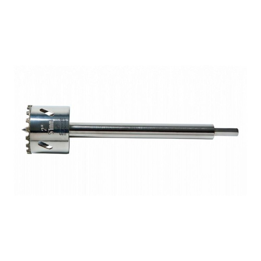 Serra Copo Starrett Diamantada 30mm 1.6/16P com Haste 150mm 6P Serra Copo Starrett Diamantada 30mm 1.6/16P com Haste 150mm 6P