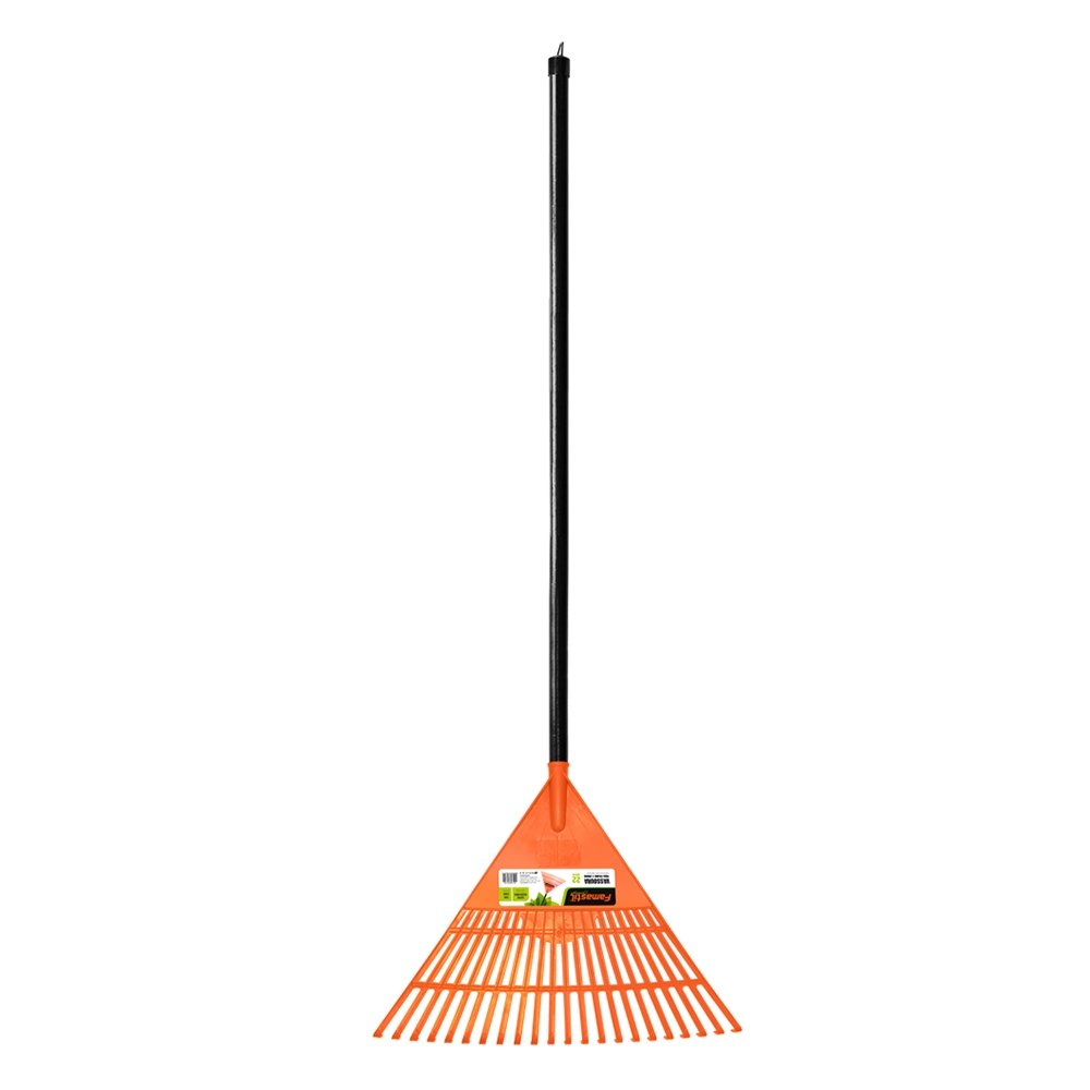 Vassoura para Jardim Famastil Plástica 22 Dentes com Cabo F80.08