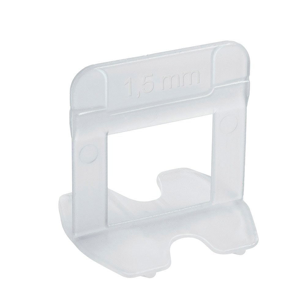 Espaçador/Nivelador para Revestimento Cortag Smart 1,5mm Transparente Embalagem com 500 Unidades Espaçador/Nivelador para Revestimento Cortag Smart 1,5mm Transparente Embalagem com 500 Unidades
