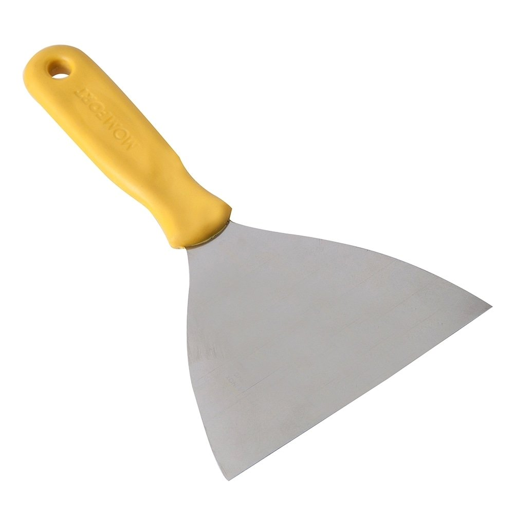 Espátula Momfort de Aço com Cabo PVC Cálice 100mm - Embalagem com 6 Unidades Espátula Momfort de Aço com Cabo PVC Cálice 100mm - Embalagem com 6 Unidades