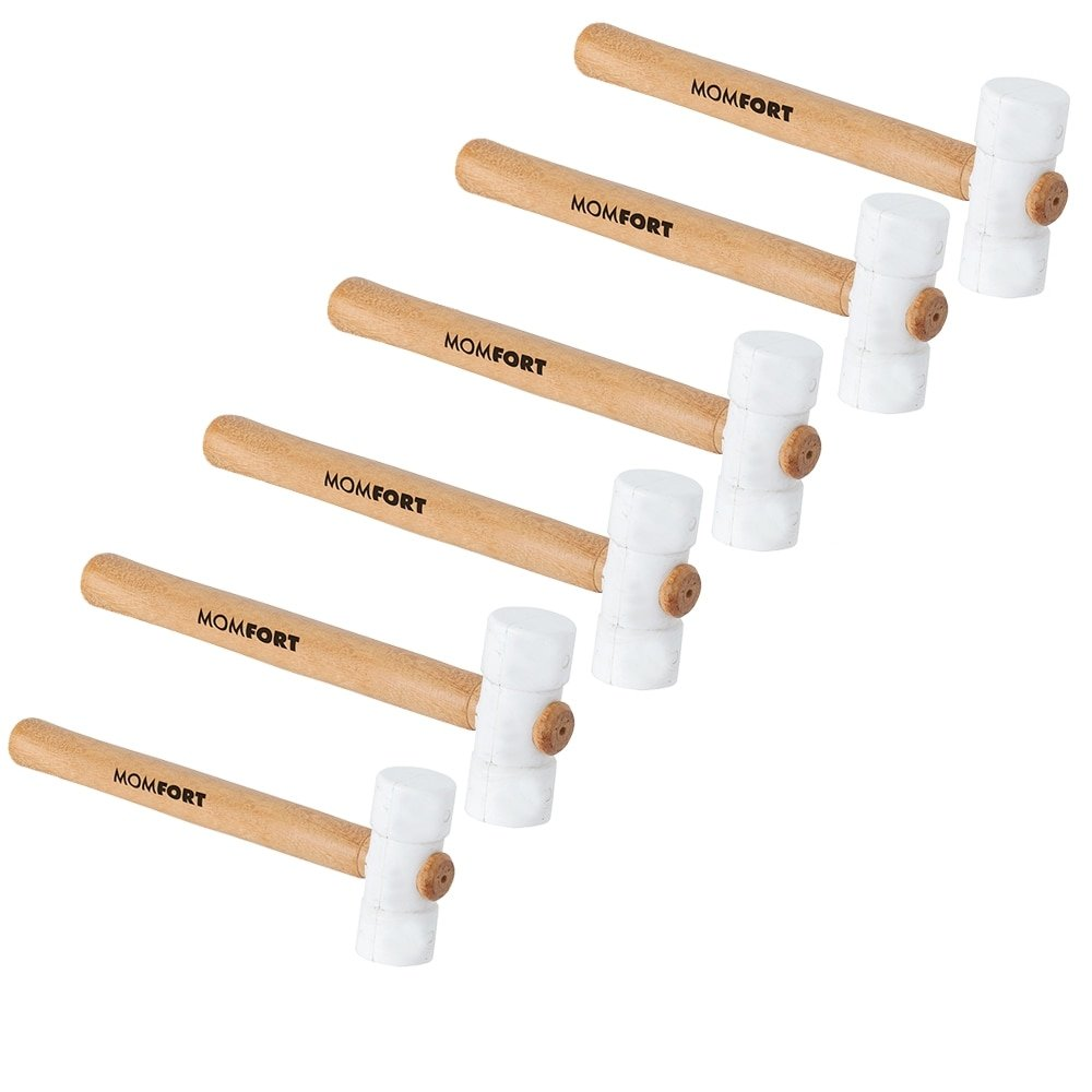 Martelo Momfort Borracha 60mm Brano Aplicação Cerâmica - Embalagem com 6 Unidades Martelo Momfort Borracha 60mm Brano Aplicação Cerâmica - Embalagem com 6 Unidades