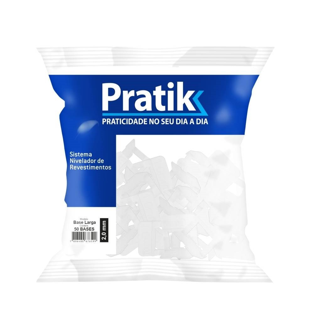 Espaçador Nivelador Pratik para Revestimento Flex 2mm - Embalagem com 50 Unidades Espaçador Nivelador Pratik para Revestimento Flex 2mm - Embalagem com 50 Unidades
