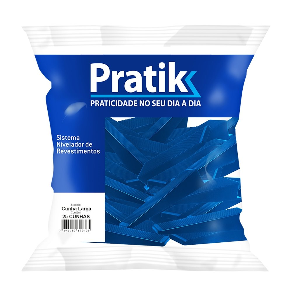 Cunha Pratik para Nivelador de Pisos Flex - Embalagem com 25 Unidades Cunha Pratik para Nivelador de Pisos Flex - Embalagem com 25 Unidades
