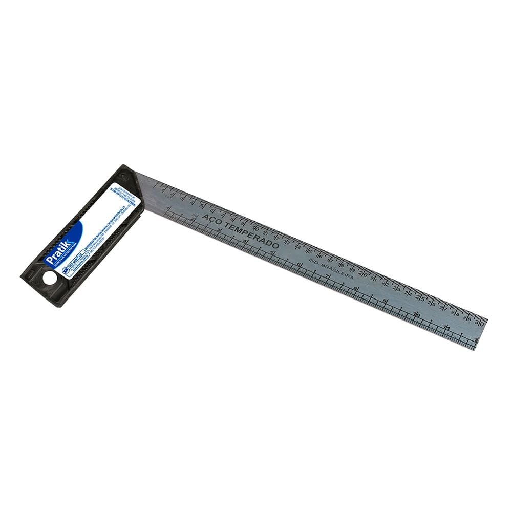 Esquadro Pratik Cabo Plástico 12 Polegadas Esquadro Pratik Cabo Plástico 12 Polegadas