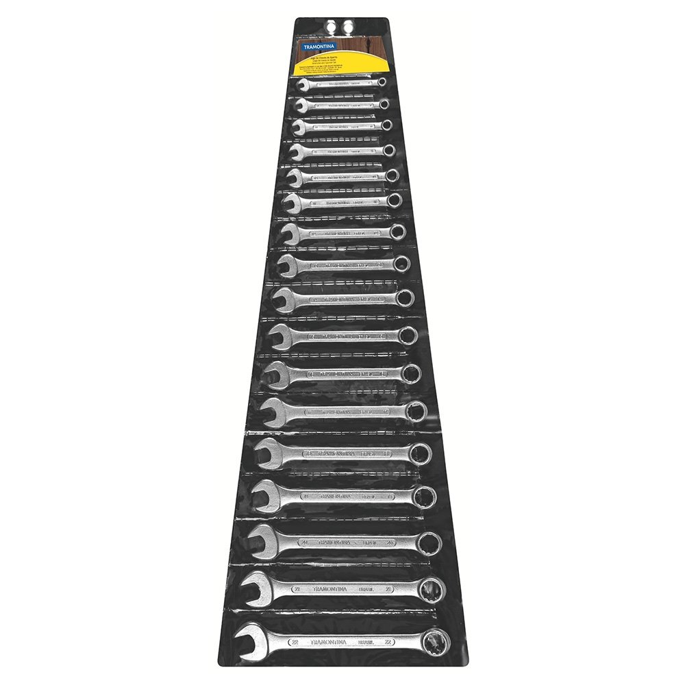 Jogo de Chave Tramontina Combinada 6mm a 22mm 17 Peças Jogo de Chave Tramontina Combinada 6mm a 22mm 17 Peças