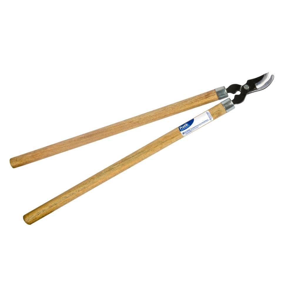 Tesoura de Poda Pratik com Cabo de Madeira 60cm Tesoura de Poda Pratik com Cabo de Madeira 60cm