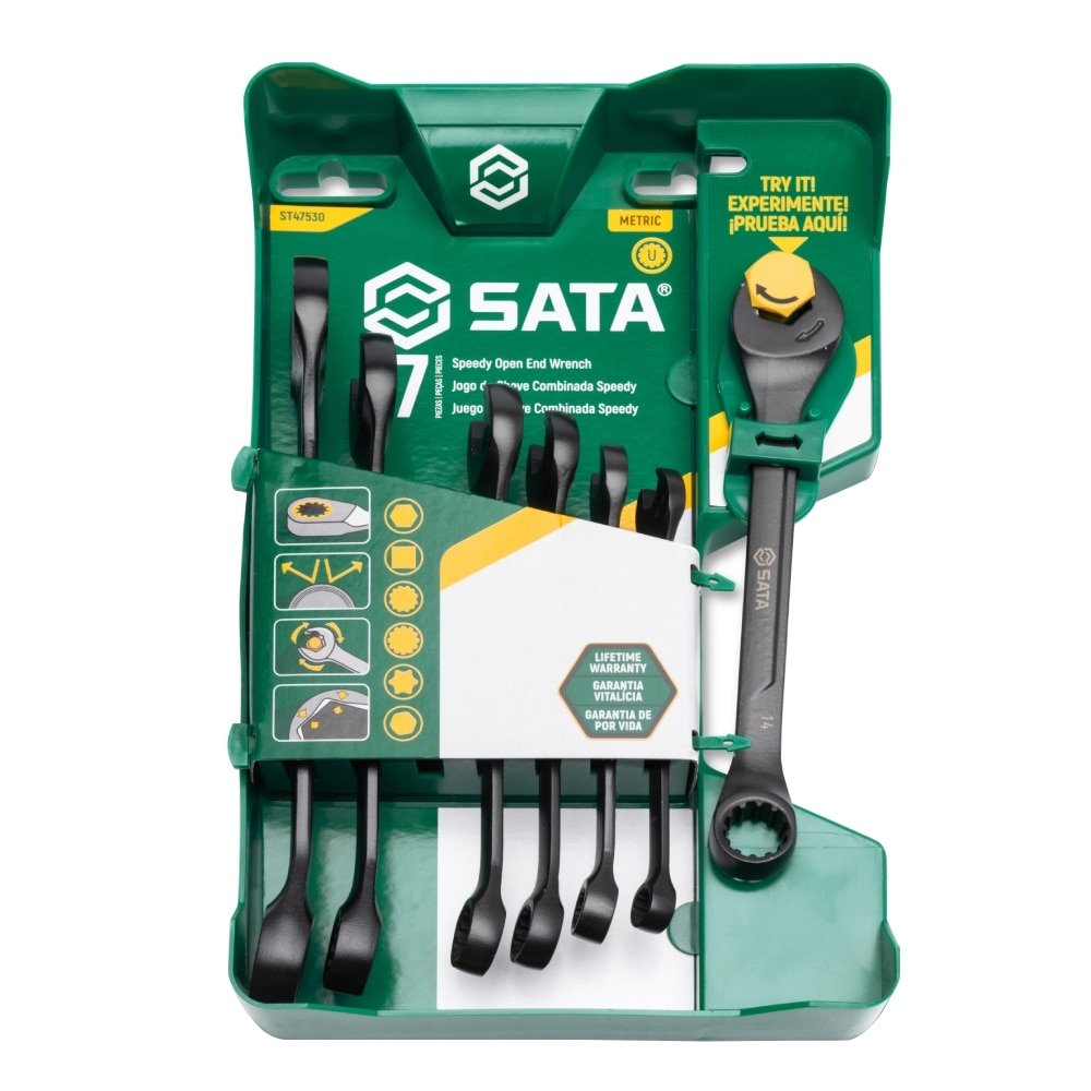 Jogo de Chave Combinada Speedy X6 8 a 17mm Sata 7 Peças Jogo de Chave Combinada Speedy X6 8 a 17mm Sata 7 Peças