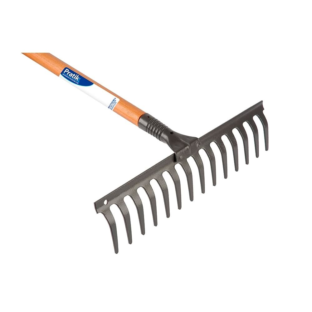 Ancinho Pratik Curvo Reforçado 14 Dentes com Cabo 1,2m Ancinho Pratik Curvo Reforçado 14 Dentes com Cabo 1,2m