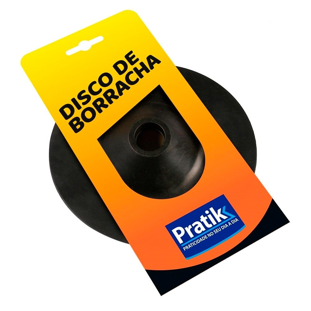 Disco de Borracha Pratik Flexível 4.1/2" Disco de Borracha Pratik Flexível 4.1/2"