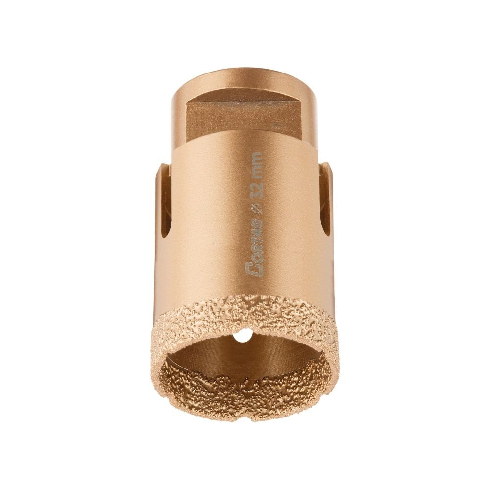 Serra Copo Diamantada Cortag para Esmerilhadeira 32mm Rosca M14 Serra Copo Diamantada Cortag para Esmerilhadeira 32mm Rosca M14