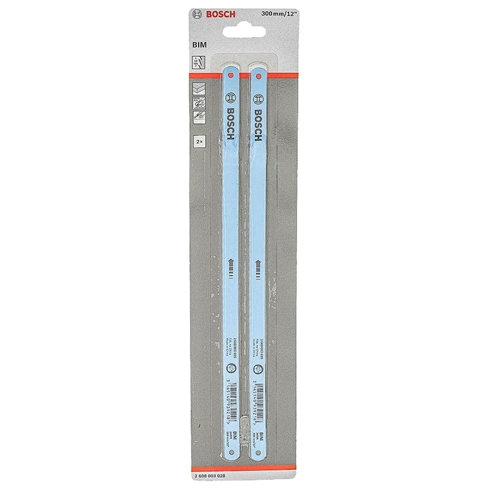 Segueta Bosch Bimetálica Flexível 1224 24 Dentes - Embalagem com 2 Unidades Segueta Bosch Bimetálica Flexível 1224 24 Dentes - Embalagem com 2 Unidades