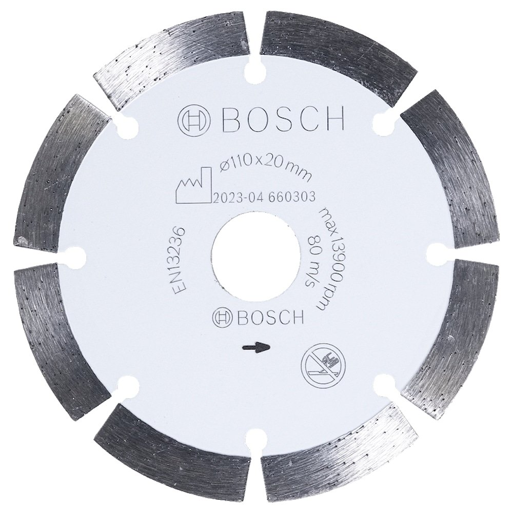 Disco Diamantado Bosch Segmentado Multimaterial 110mmX20mm 16mmX10mm Disco Diamantado Bosch Segmentado Multimaterial 110mmX20mm 16mmX10mm
